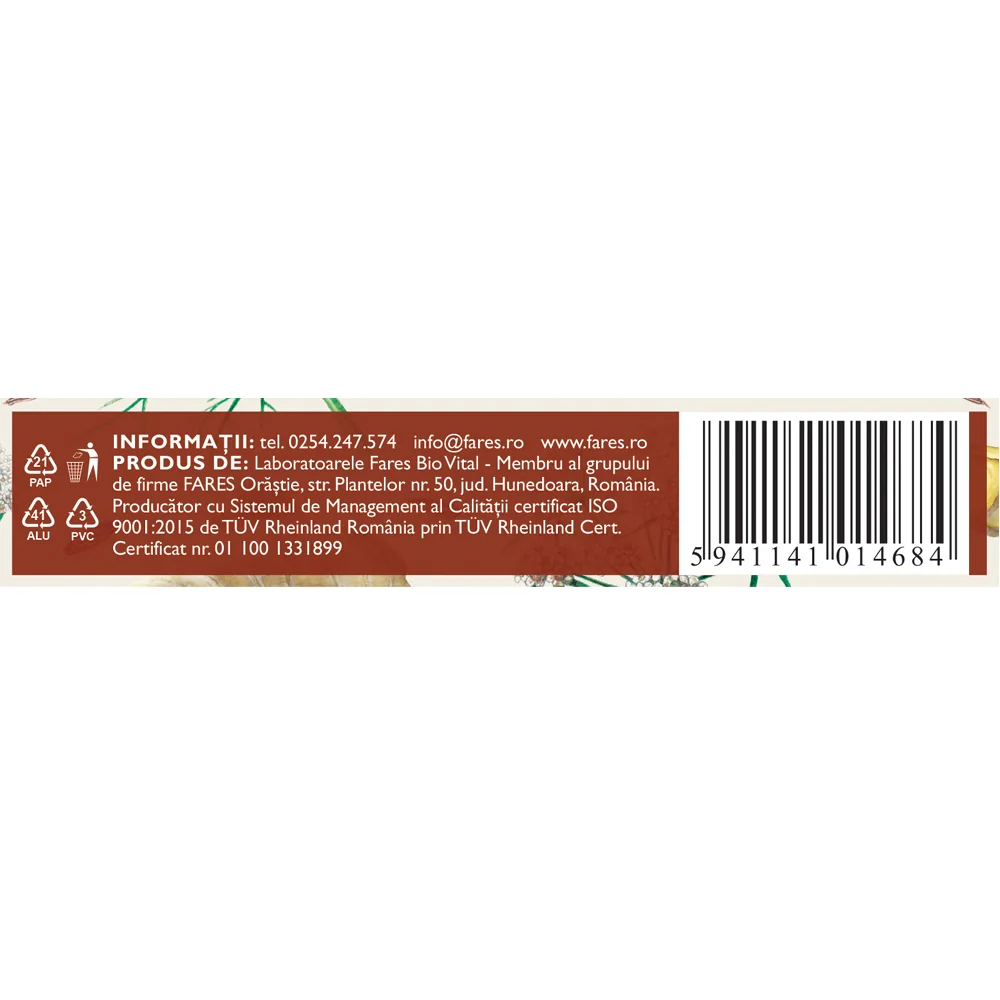 Laxativ atispastic D158, 20 capsule, Fares