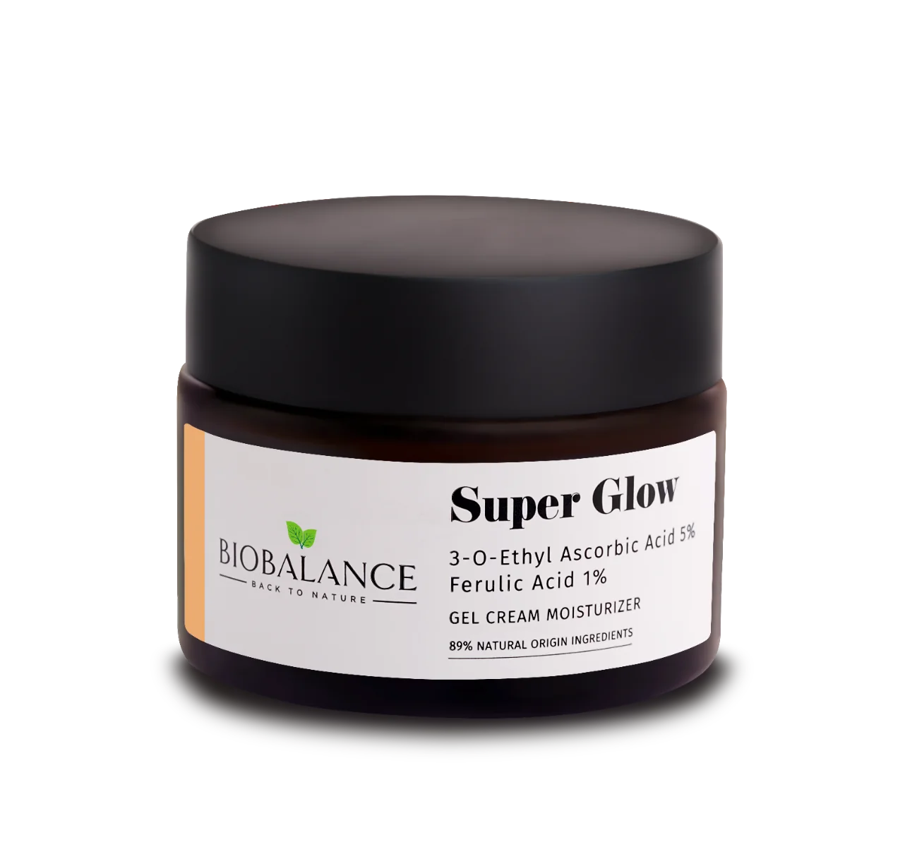 Crema gel hidratanta cu 3-O-Ethyl Acid Ascorbic 5% si Acid Ferulic 1% Super Glow, 50ml, Bio Balance