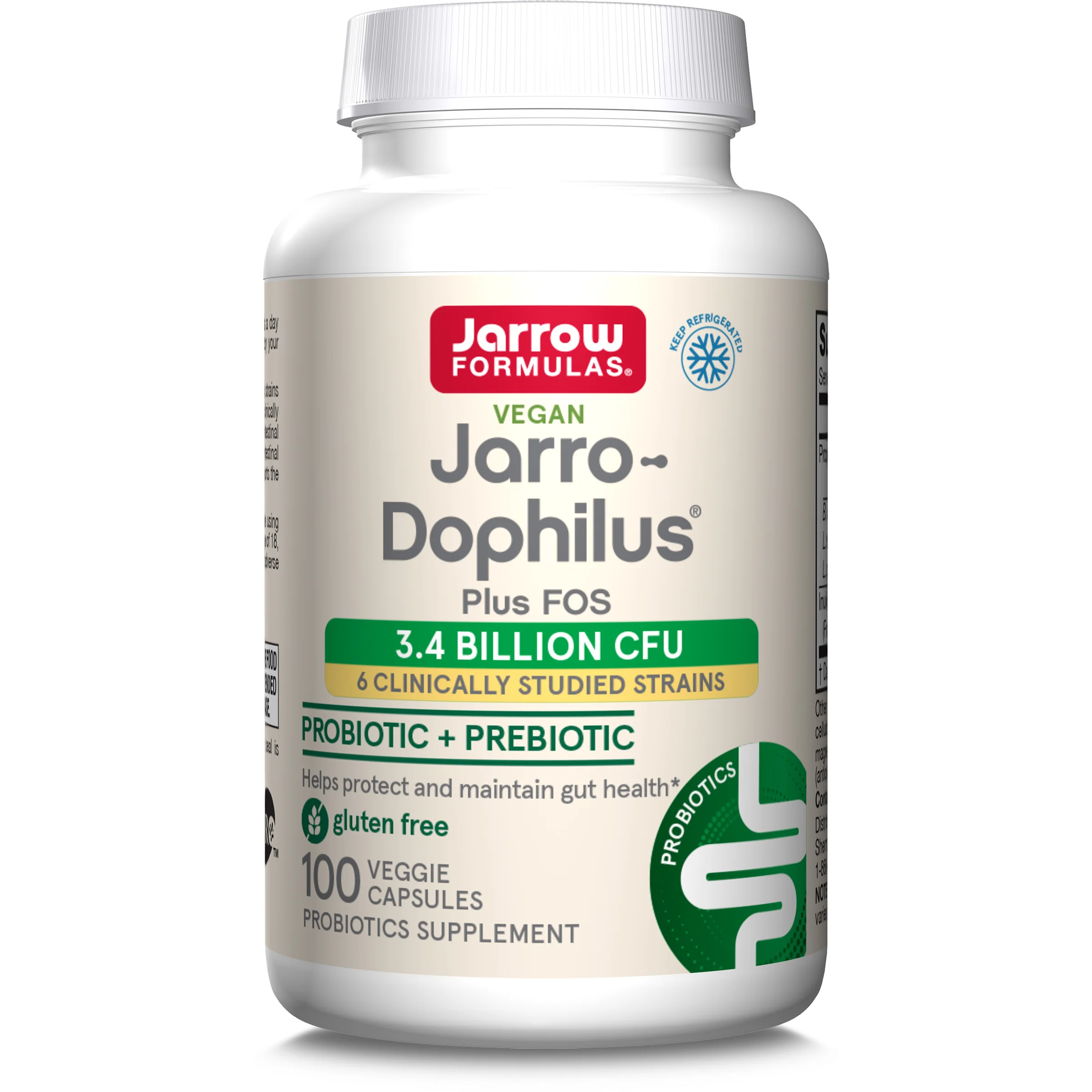 Jarro Dophilus Fos Jarrow Formulas, 100 capsule, Secom