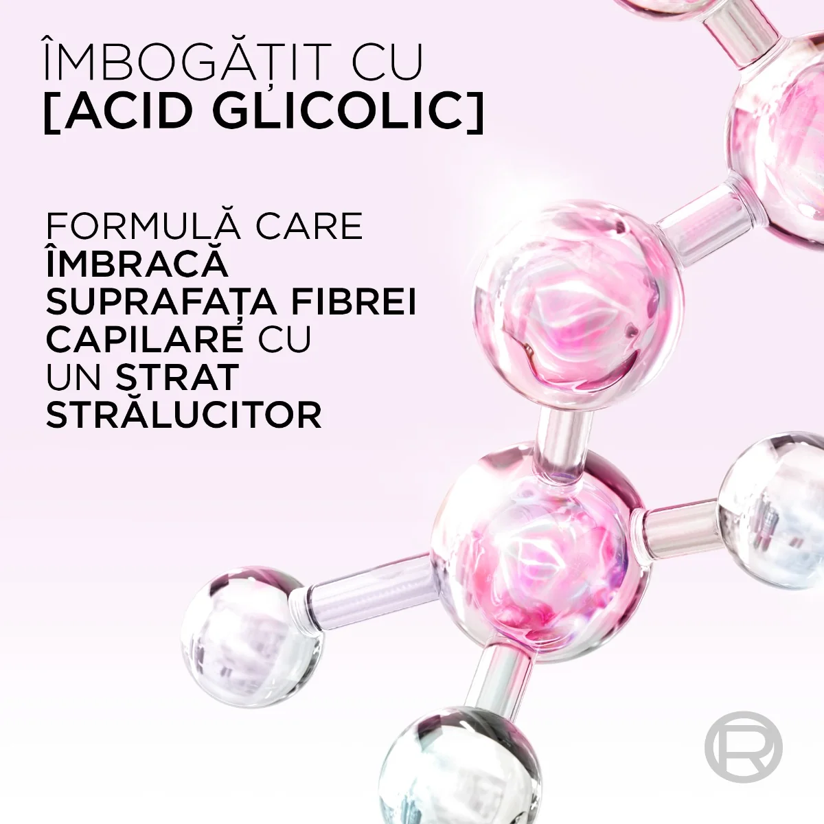 Sampon pentru stralucirea parului Glycolic Gloss, 400ml, Eleseve 
