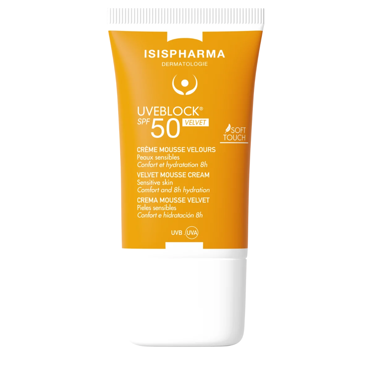 Crema cu protectie solara SPF50 UVEblock Velvet, 40ml, Isispharma