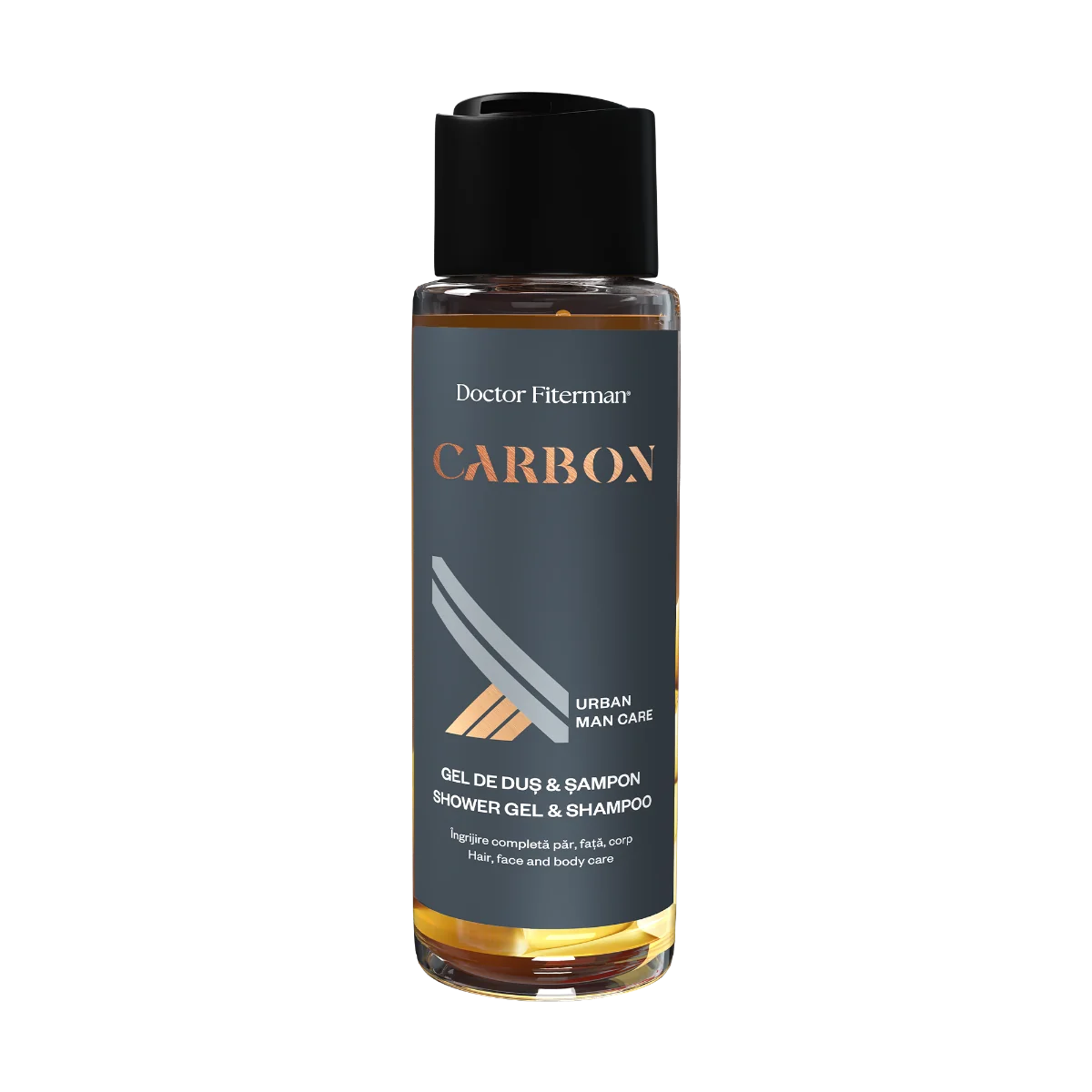 Gel de dus si sampon Carbon, 250ml, Doctor Fiterman
