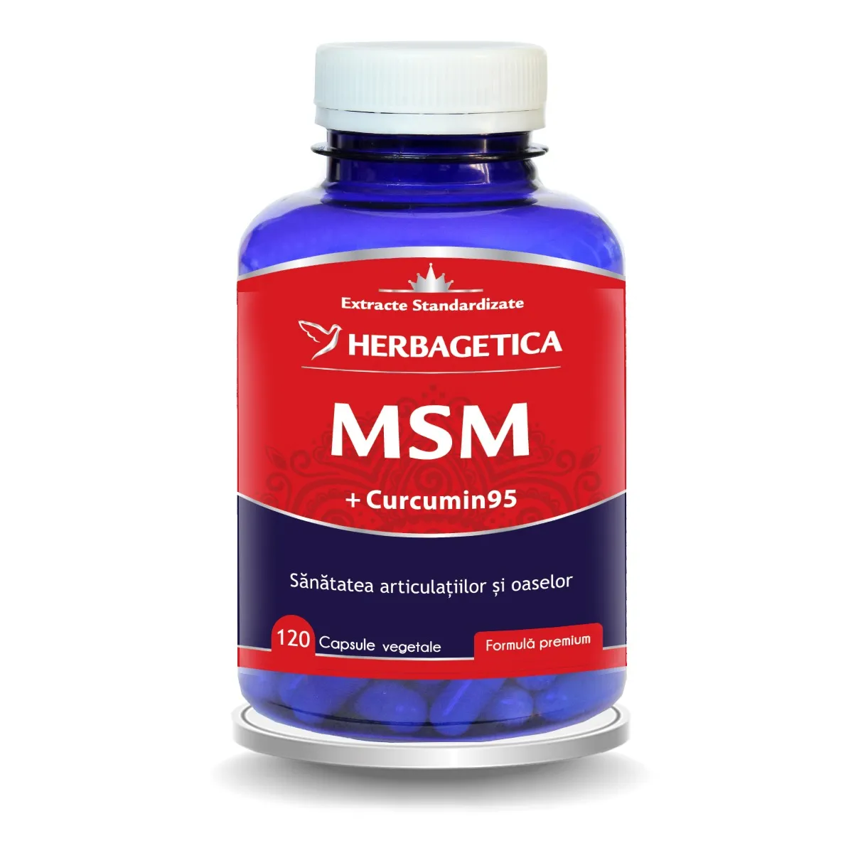 MSM + Curcumin95, 120 capsule, Herbagetica