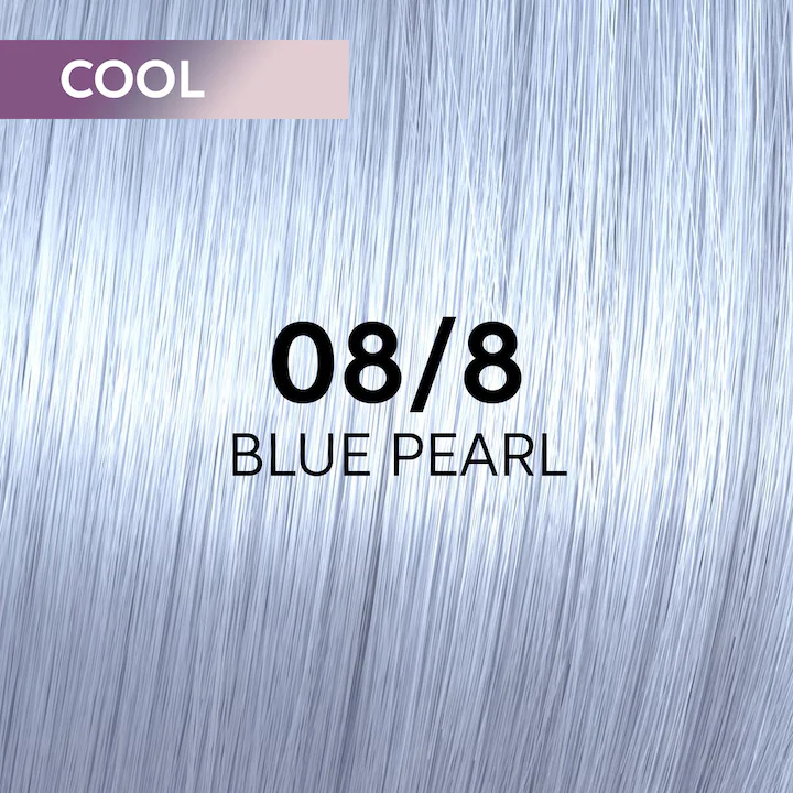 Vopsea demi-permanenta Shinefinity Zero Lift Glaze 08/8 Blue Pearl, 60 ml, Wella Professionals