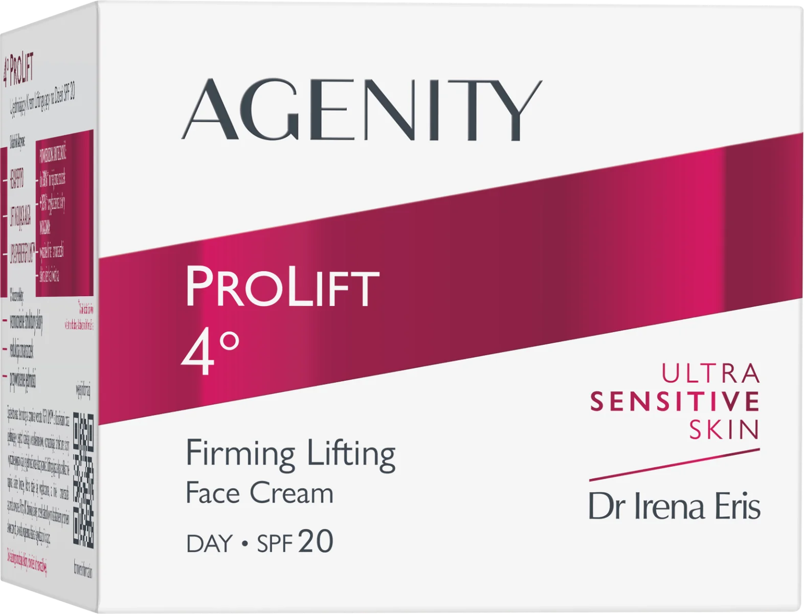 Crema de zi pentru fermitate cu efect de lifting ProLift 4 SPF20, 50ml, Agenity