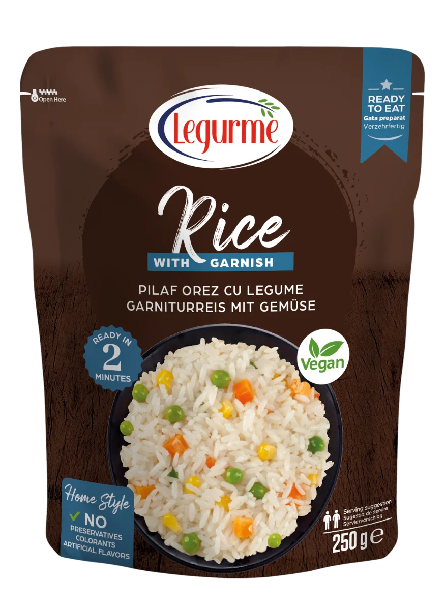 Pilaf orez cu legume, 250g, Legurme