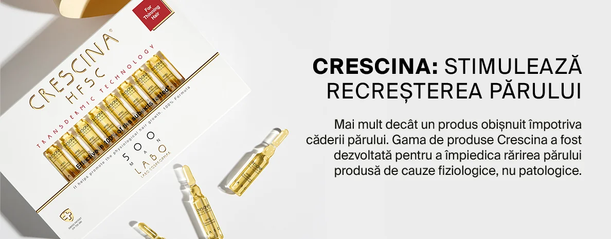 Crescina: Stimuleaza recresterea parului