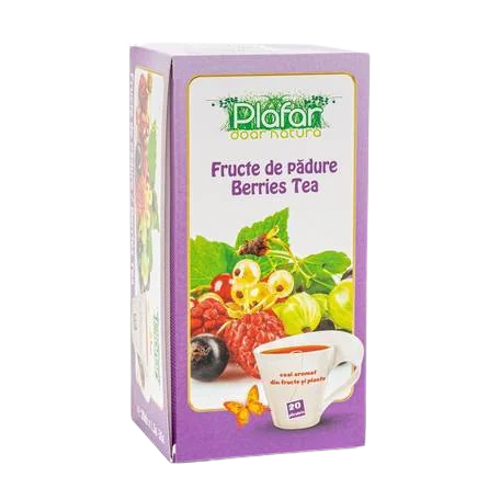 Ceai de fructe de padure, 20 plicuri, Plafar