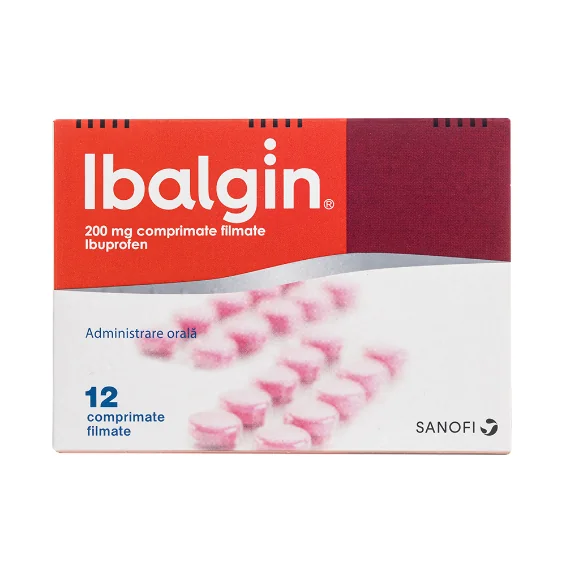 Ibalgin 200mg, 12 comprimate filmate, Sanofi 