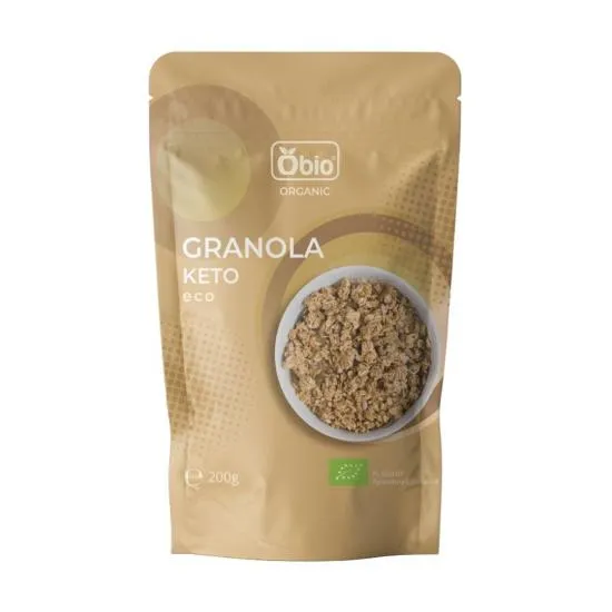 Granola Keto Bio, 200g, Obio
