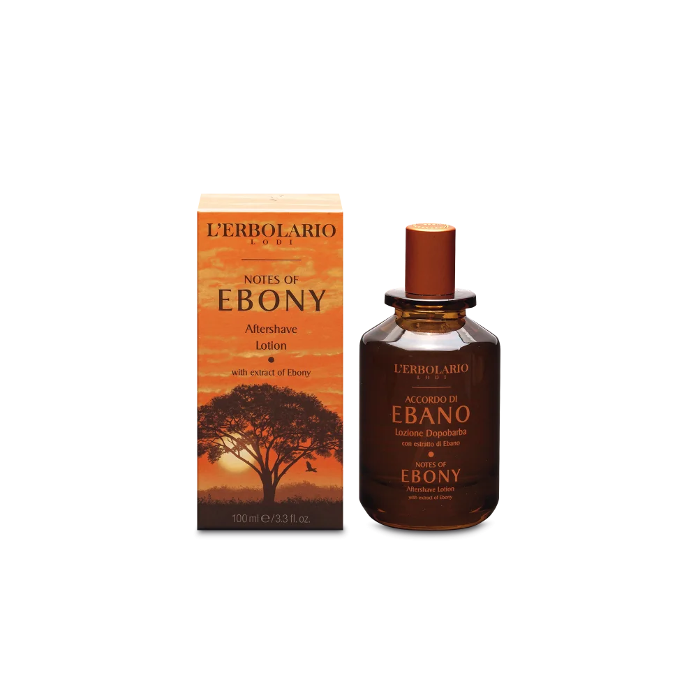 L'Erbolario Lotiune dupa ras Notes Of Ebony, 100ml