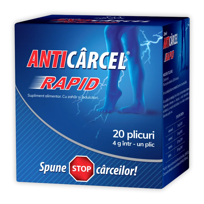 Anticarcel Rapid, 20 plicuri, Zdrovit