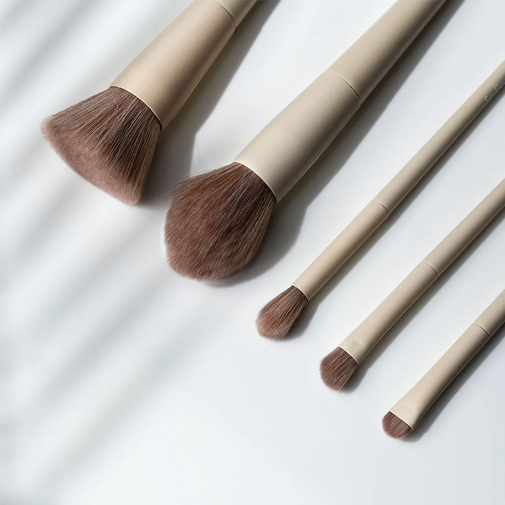 Set 5 pensule ecologice de machiaj pentru Sculpting, 1 bucata, So Eco 