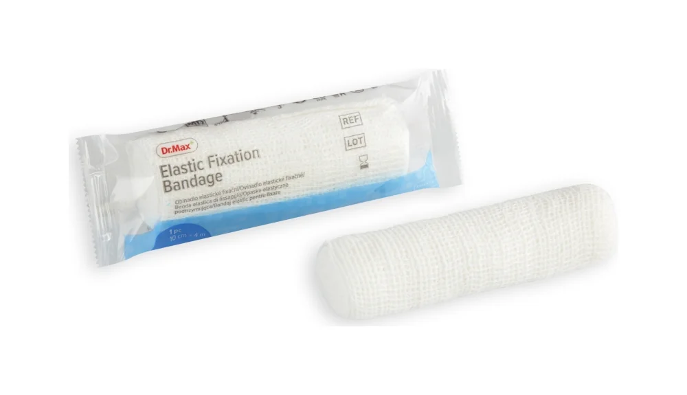 Dr. Max Bandaj elastic de fixare 10cm x 4m, 1 bucata