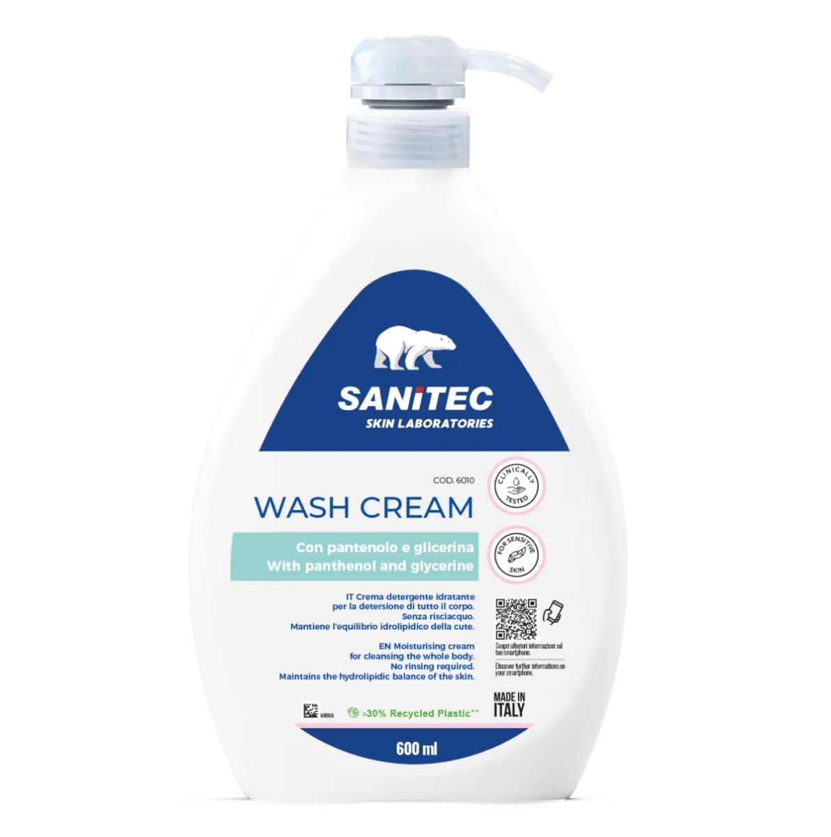 Crema hidratanta de curatare pentru corp, 600ml, Sanitec