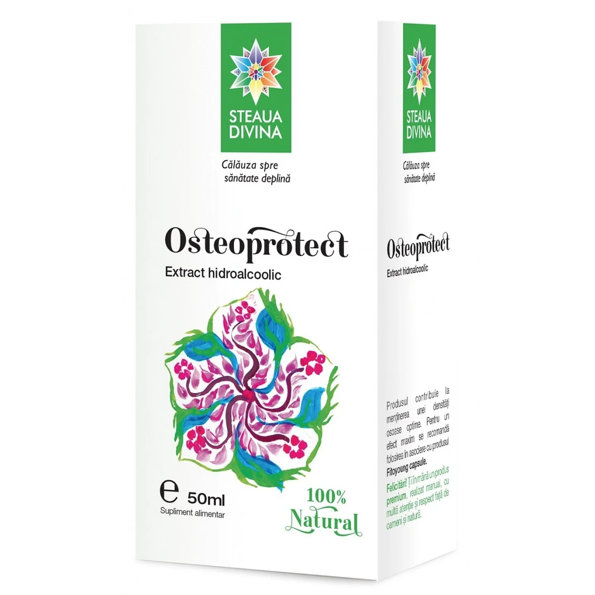 Osteoprotect tinctura, 50ml, Steaua Divina | Dr.Max Farmacie
