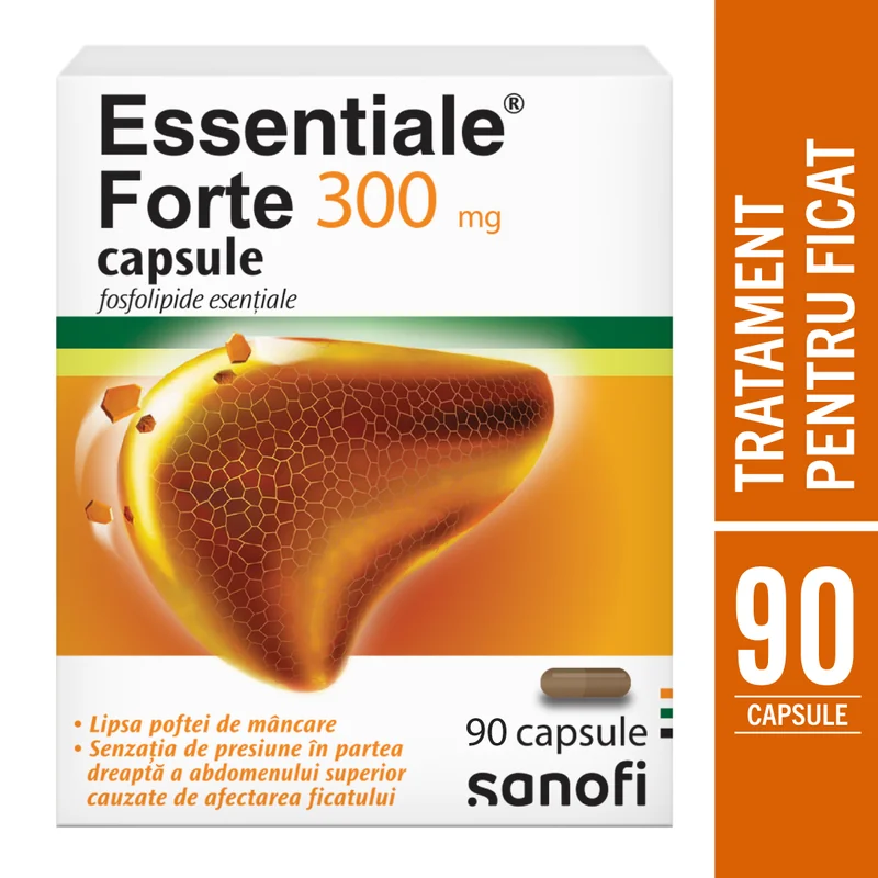 Essentiale Forte 300mg, 90 capsule, Sanofi