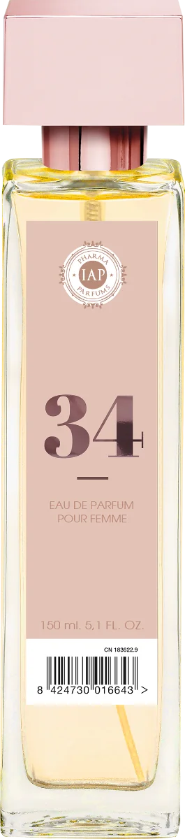 Apa de parfum pentru femei Nr. 34, 150ml, IAP Pharma