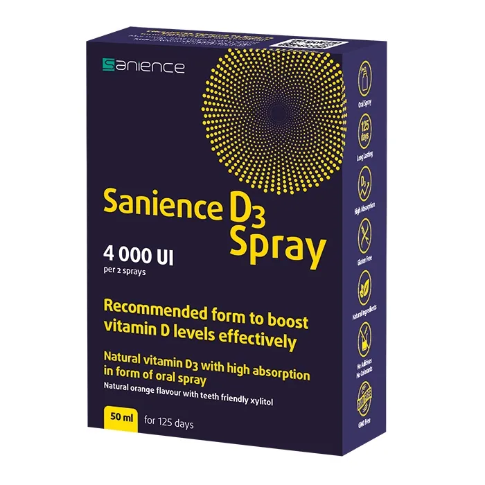 Sanience D3 Spray 4000UI, 50ml, Sanience
