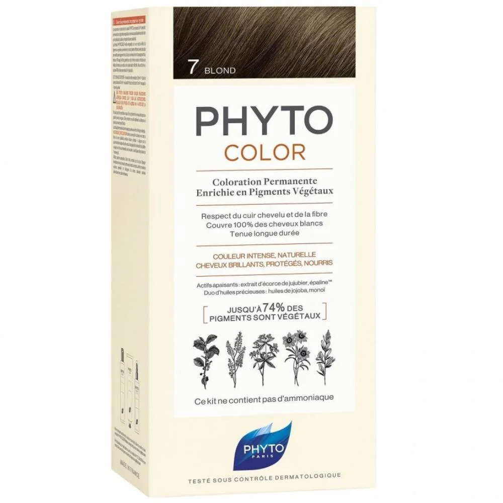 Vopsea par 7 Blond Phytocolor, 50ml, Phyto