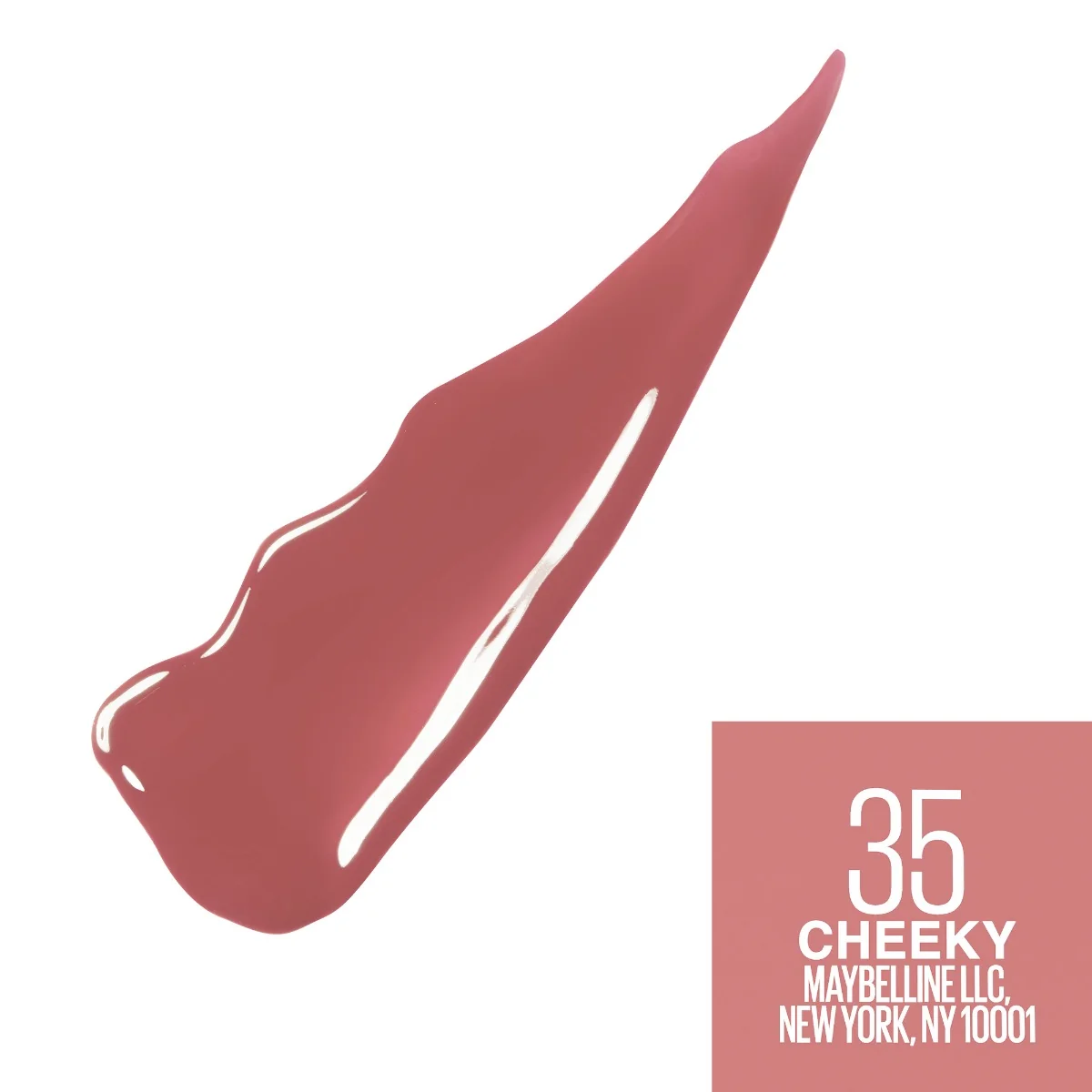 Ruj lichid rezistent cu stralucire de vinil Superstay Ink 35 Cheeky, 4.2ml, Maybelline