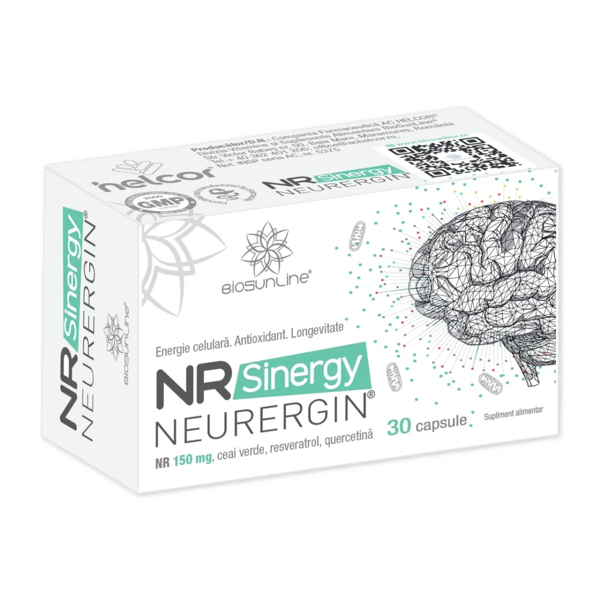 Neurergin 150mg NR Sinergy, 30 capsule, BioSunLine