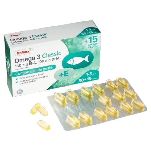 Dr.Max Omega 3 Classic, 30 + 15 capsule moi