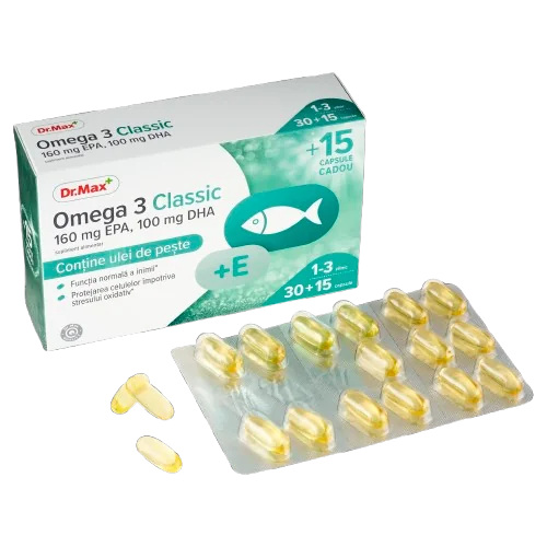 Dr.Max Omega 3 Classic, 30 + 15 capsule moi