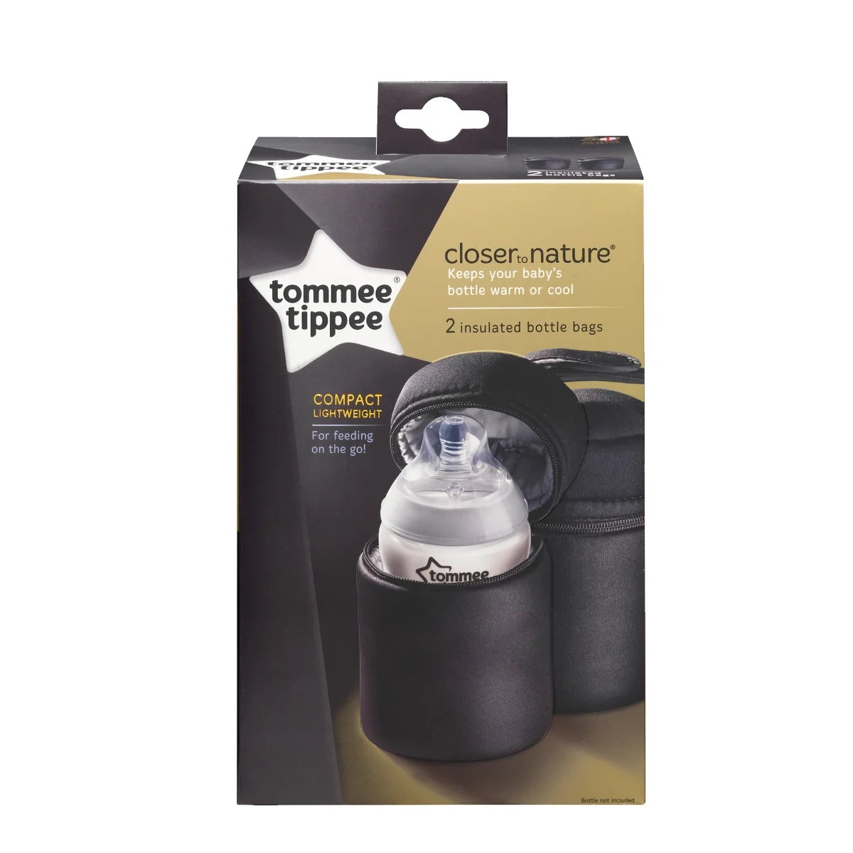 Huse pentru biberoane Closer to Nature termoizolante, 2 bucati, Tommee Tippee