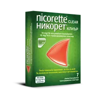 Nicorette® Clear 10mg/16h plasture transdermic, 7 plasturi, Johnson&Johnson