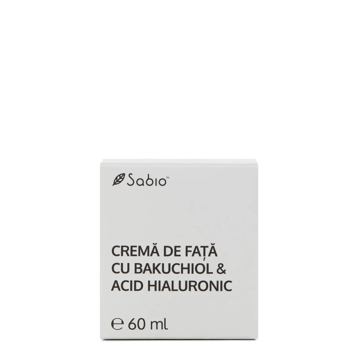 Crema de fata antioxidanta cu Bakuchiol si Hyaluron, 60ml, Sabio