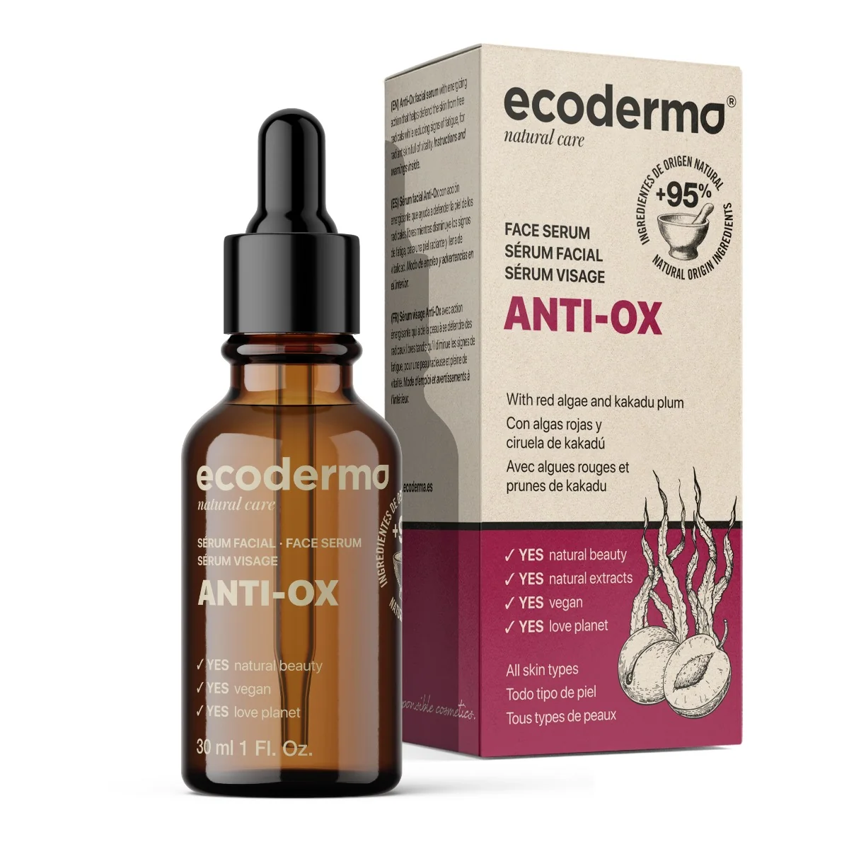 Ser antioxidant, 30ml, Ecoderm