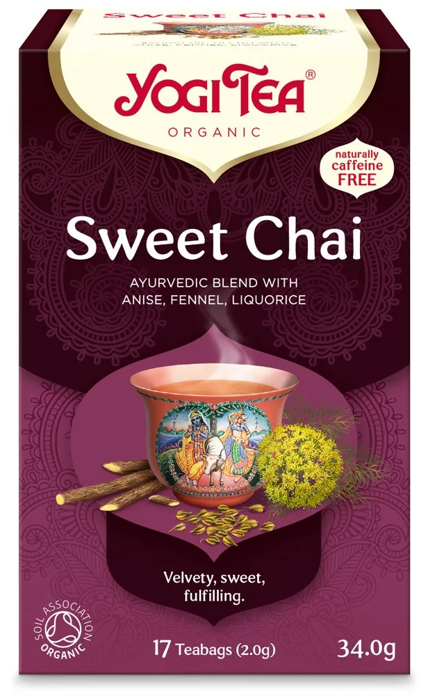 Ceai Sweet Chai, 17 plicuri, Yogi Tea