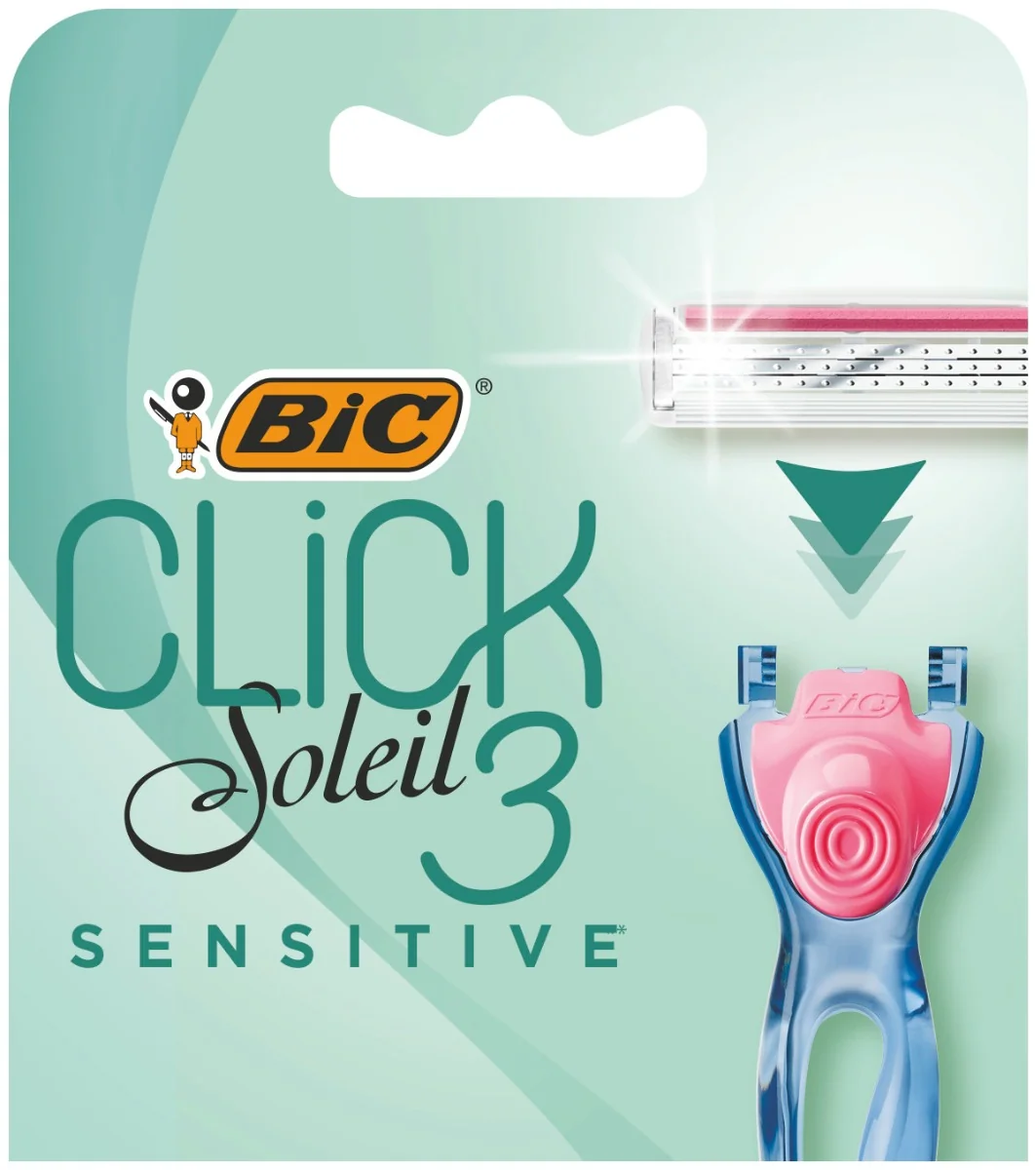 Rezerve aparat de ras Soleil Click Sensitive, 4 bucati, BIC