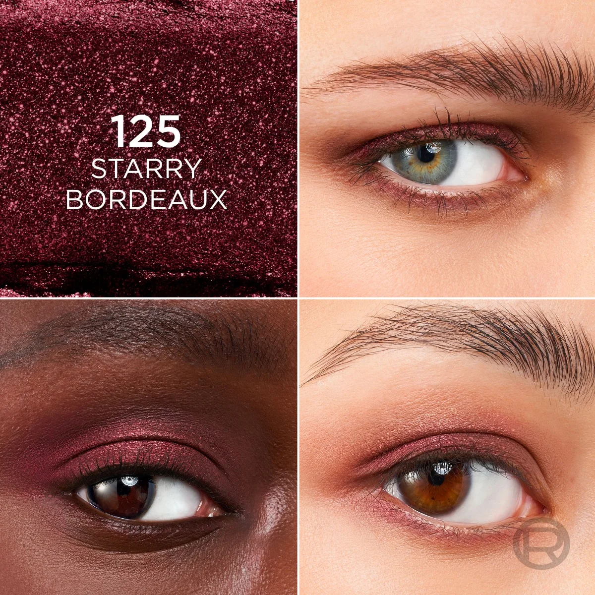 Fard de pleoape tip stick 125 Starry Bordeaux Le Shadow, 1.4g, L'Oreal Paris