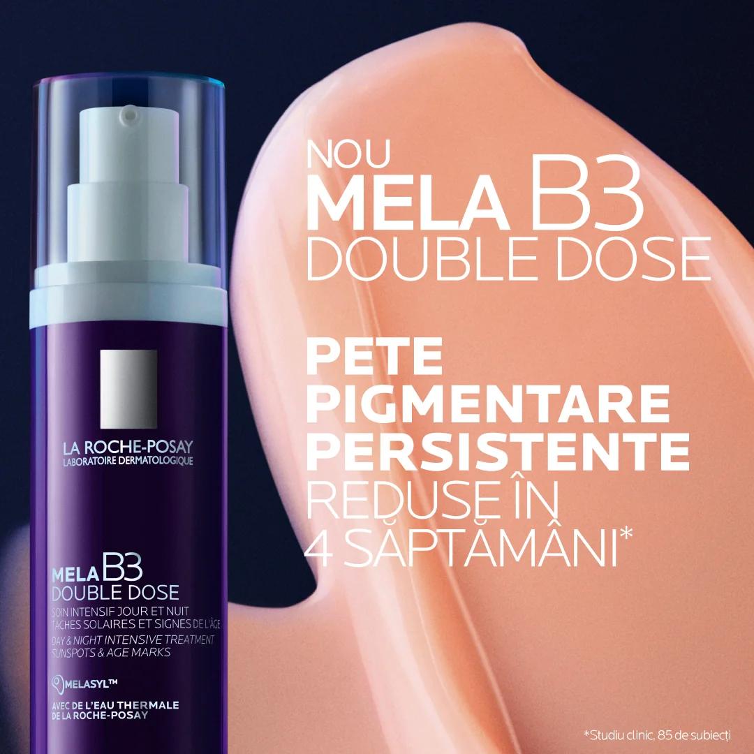 Serum concentrat intensiv anti-pete pigmentare Mela B3 Double Dose, 40ml, La Roche-Posay