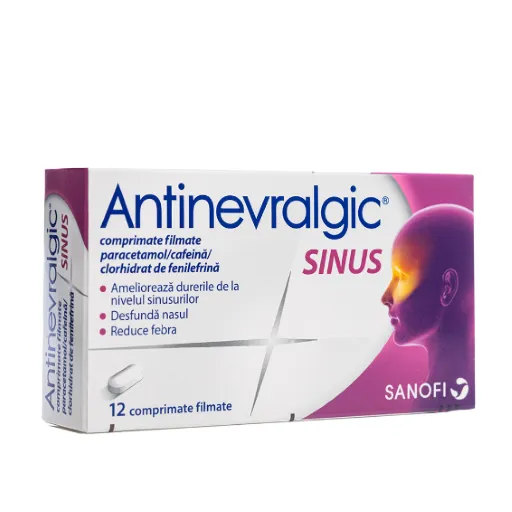 Antinevralgic Sinus, 12 comprimate, Sanofi 