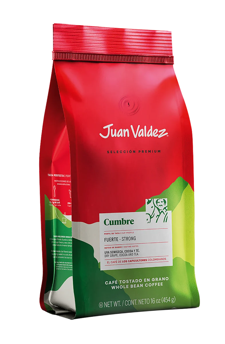 Cafea premium boabe Cumbre, 454g, Juan Valdez