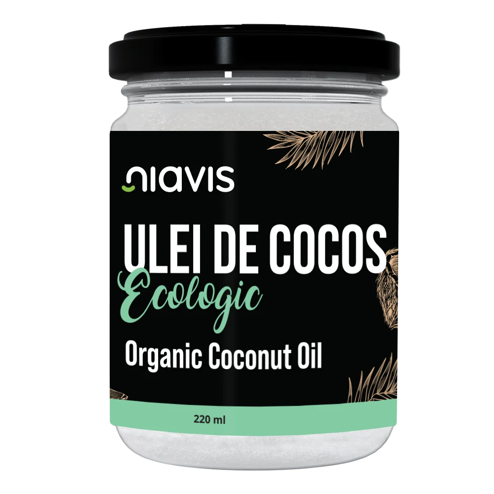 Ulei de cocos extravirgin ecologic, 220ml, Niavis