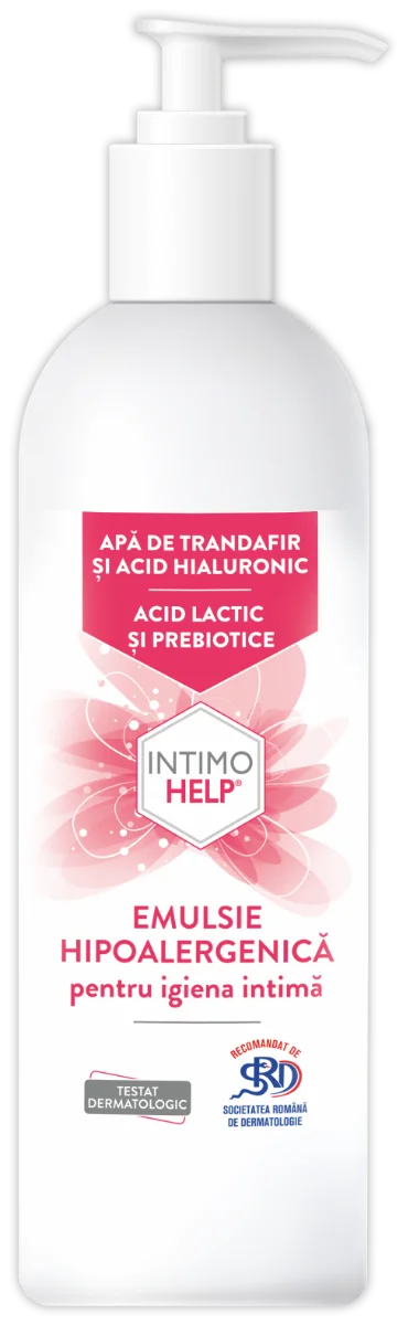 Emulsie hipoalergenica pentru igiena intima, 400ml, Intimohelp