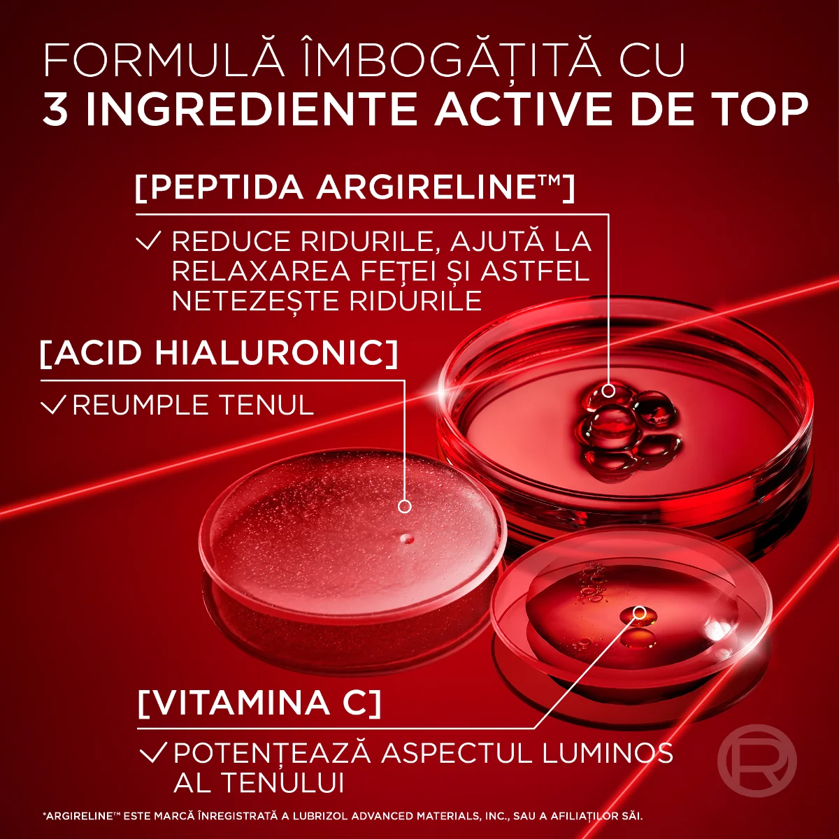 Serum antirid cu Tri-Peptide Revitalift Laser, 30ml, L'Oreal Paris