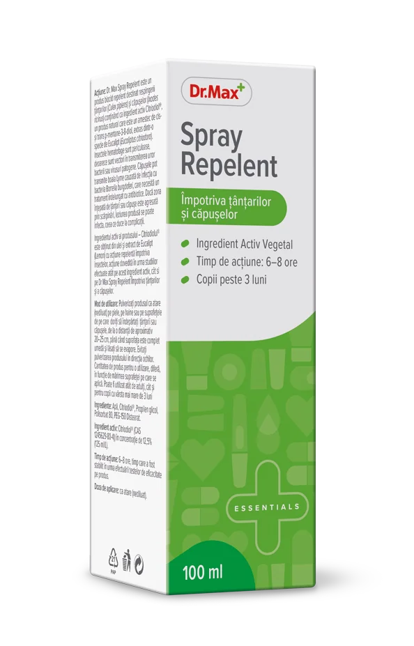 Dr. Max Spray impotriva tantarilor si capuselor, 100ml