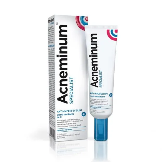Acneminum Specialist crema matifianta de zi, 30ml, Aflofarm