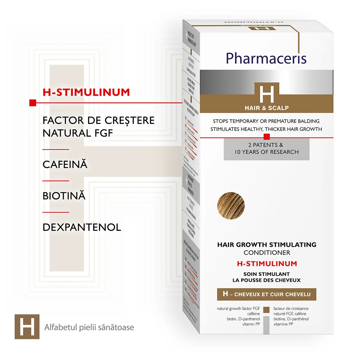 Balsam pentru stimularea cresterii parului Stimulinum H, 150ml, Pharmaceris 