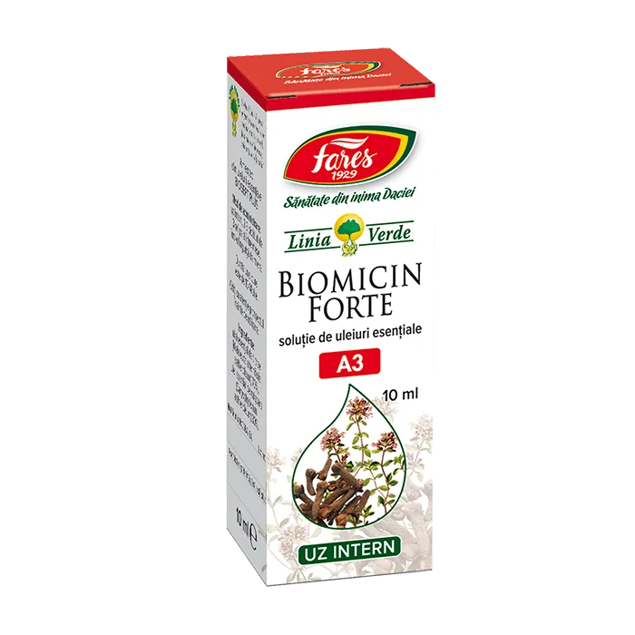 Ulei esential Biomicin Forte A3, 10ml, Fares