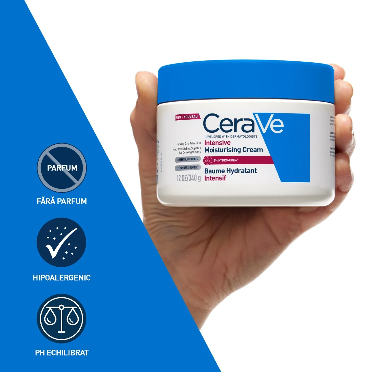 Crema intens hidratanta, 340g, CeraVe