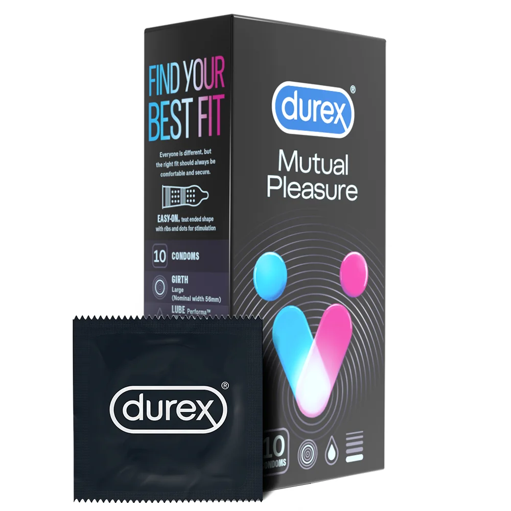 Prezervative Mutual Pleasure, 10 bucati, Durex
