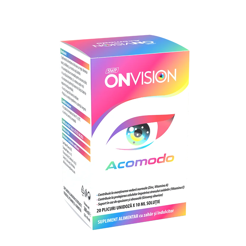 Ovision Acomodo, 20 plicuri, Sun Wave Pharma