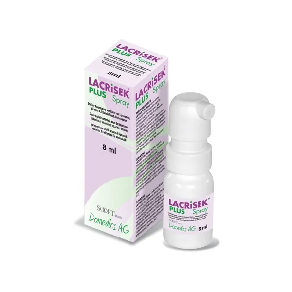 Lacrisek Plus spray ocular, 8 ml, BioSooft