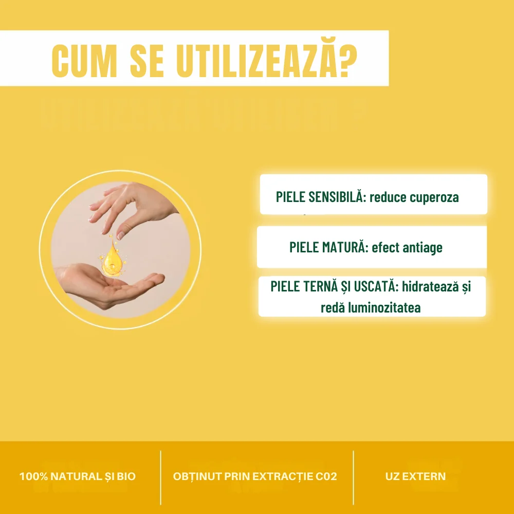 Ulei facial anti-imbatranire Imortelle Bio, 30ml, Pranarom